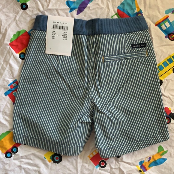 Polarn O. Pyret striped shorts 86 or 12-18mo. - Picture 3 of 7